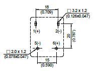 HV010 - Bottom View of Terminal Printed Circuit Board (PCB) Layout