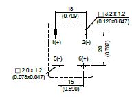 HV011 - Bottom View of Terminal Printed Circuit Board (PCB) Layout