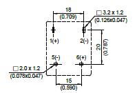 HV012 - Bottom View of Terminal Printed Circuit Board (PCB) Layout