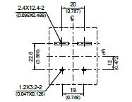 HV024 - Bottom View of Terminal Printed Circuit Board (PCB) Layout