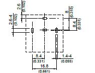 MV002 - Bottom View of Terminal Printed Circuit Board (PCB) Layout