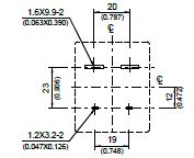 MV011 - Bottom View of Terminal Printed Circuit Board (PCB) Layout