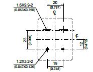 MV013 - Bottom View of Terminal Printed Circuit Board (PCB) Layout