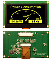 2.7 Inch (in) Diagonal Size Organic Light Emitting Diode (OLED) Display (NHD-2.7-12864WDY3-M)