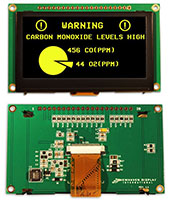 2.7 Inch (in) Diagonal Size Organic Light Emitting Diode (OLED) Display (NHD-2.7-12864WDY3)