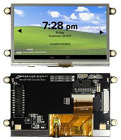 4.3 Inch (in) Diagonal Size Standard Capacitive Graphic Liquid Crystal Display (LCD) Display Module    