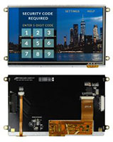 7 Inch (in) Diagonal Size Standard Capacitive Graphic Liquid Crystal Display (LCD) Display Module    