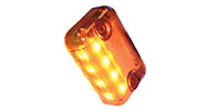 3-1/4 to 10-1/2 Inch (in) Flange Width Custom Flashing Safety Light (RBM-40)