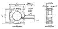 San Ace 60W Series Splash Proof Fans-2