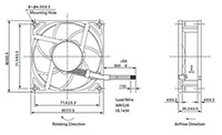 San Ace 80W Series Splash Proof Fans-5