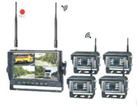 12/24 Volts (V) Wireless Fidelity (Wi-Fi) Camera System Kit with 4 Wireless Camera Transmitter 120 Degree