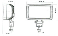 Dimensions - QL Series 15 Watt (W) Power Consumption Light Emitting Diode (LED) Light