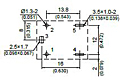 207BX - Bottom View of Terminal Printed Circuit Board (PCB) Layout