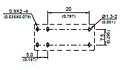 210 - Bottom View of Terminal Printed Circuit Board (PCB) Layout