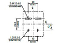 511E - Bottom View of Terminal Printed Circuit Board (PCB) Layout