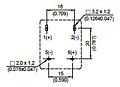 HD011 - Bottom View of Terminal Printed Circuit Board (PCB) Layout