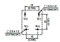 HD012H - Bottom View of Terminal Printed Circuit Board (PCB) Layout