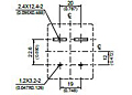 HD024 - Bottom View of Terminal Printed Circuit Board (PCB) Layout