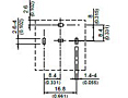 MV002 - Bottom View of Terminal Printed Circuit Board (PCB) Layout