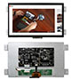 1024 x 600 Pixels Resolution Liquid Crystal Display (LCD) Thin Film Transistor (TFT) Display (NHD-10.1-HDMI-A-RSXV-CTU)