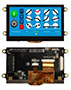 4.3 Inch (in) Diagonal Size Sunlight Readable Resistive Graphic Liquid Crystal Display (LCD) Display Module   