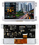 1024 x 600 Pixels Resolution Liquid Crystal Display (LCD) Thin Film Transistor (TFT) Display (NHD-7.0-HDMI-HR-RSXP)