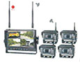 12/24 Volts (V) Wireless Fidelity (Wi-Fi) Camera System Kit with 4 Wireless Camera Transmitter 120 Degree